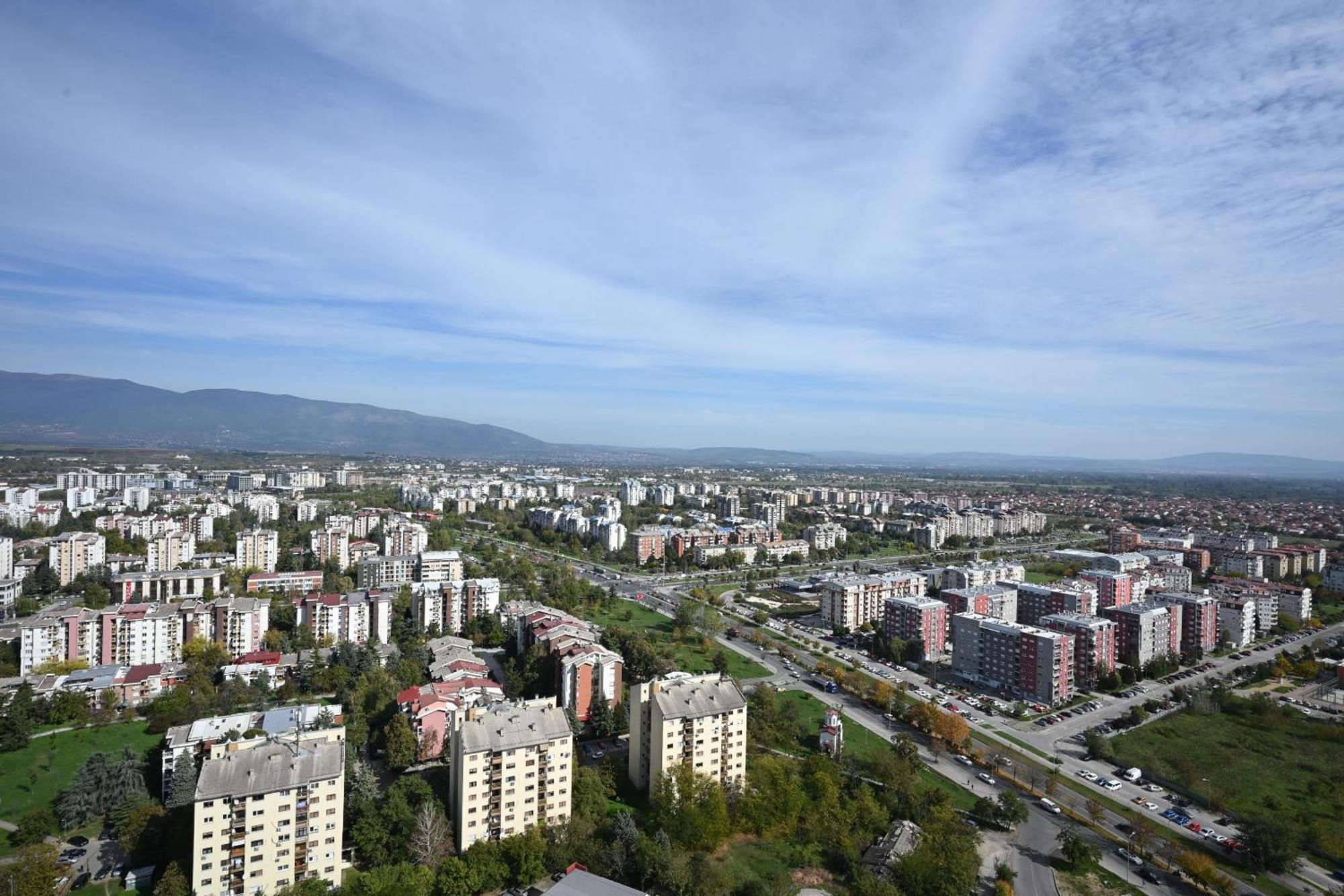 Alfred Sky Smart Apartment 29Th Spa Included Skopie Exterior foto